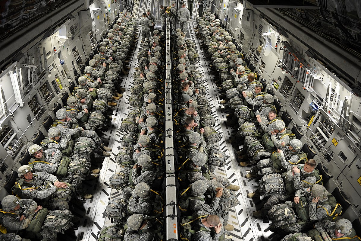 C-17 troops
