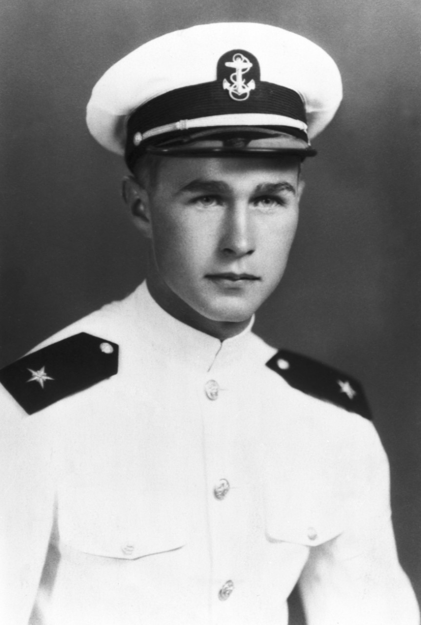 George H.W. Bush, famous veterans
