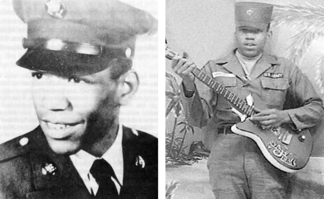 Jimi Hendrix, one of the most famous veterans